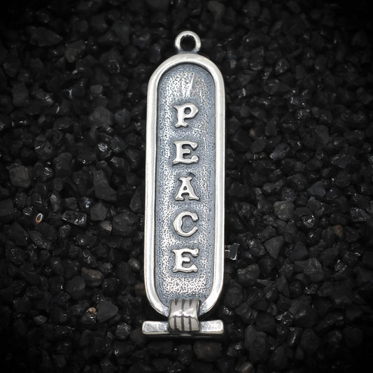 "Peace" Cartouche Hieroglyph Ancient Egyptian Charm