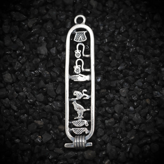 "Good Luck" Cartouche Hieroglyph Ancient Egyptian Charm