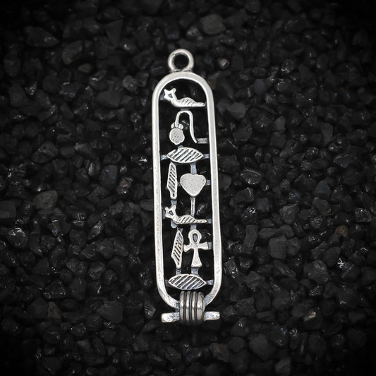 "Forever" Cartouche Hieroglyph Ancient Egyptian Charm